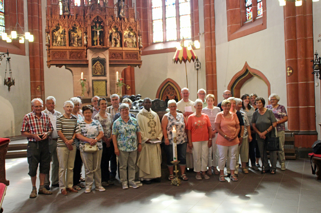 Teilnehmer der Pilgerreise nach St. Wendel